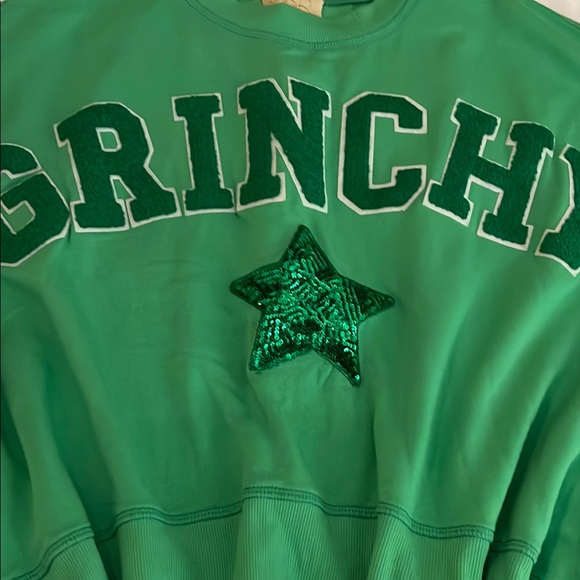 Green Grinchy Sweatshirt - Picture 2 of 3